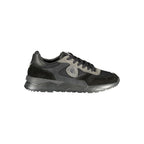 Blauer Black Polyester Athletic Sneakers