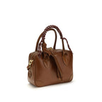 Golden Goose Brown Calf Leather Bos Taurus Handbag