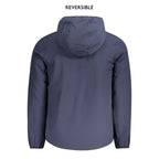 K-WAY Blue Nylon Men's Jacket