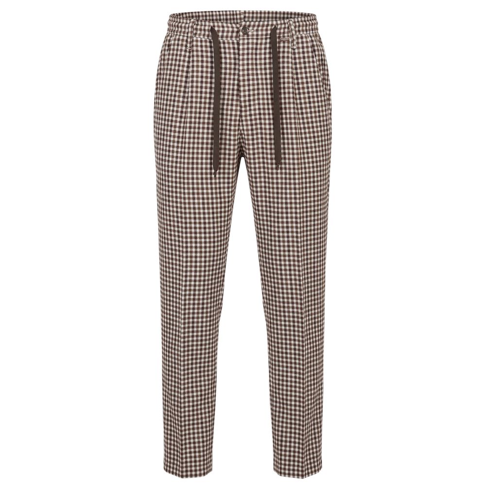 Baldinini Trend Brown Cotton Men Pant