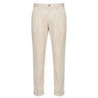 Baldinini Trend White Viscose Men Pants