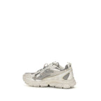 Off-White Beige Fabric Athletic Sneakers