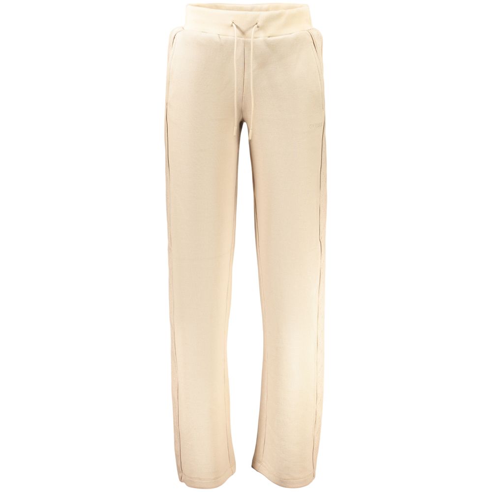 Guess Jeans Beige Lyocell Womens Trousers