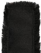 Dolce & Gabbana Black Velvet Wrap Around Tie Cintura Belt