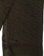 Dolce & Gabbana Olive Green Modal Floral Shawl Stole Scarf