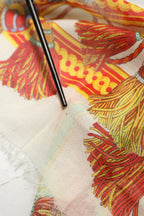 Dolce & Gabbana Multicolor Carretto Print Modal Shawl Scarf
