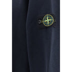 Stone Island Blue Cotton Sweatshirt