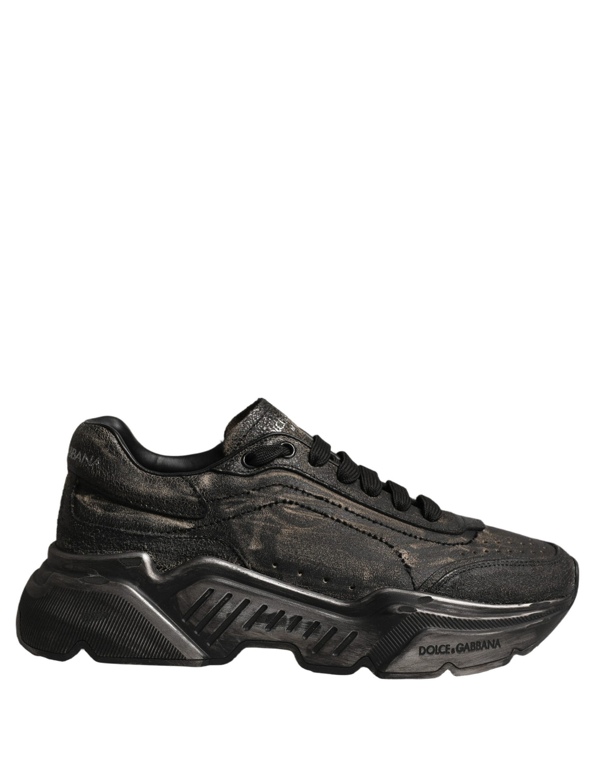 Dolce & Gabbana Black Daymaster Low Top Sneakers Shoes