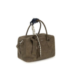Golden Goose Brown Calf Leather Bos Taurus Handbag