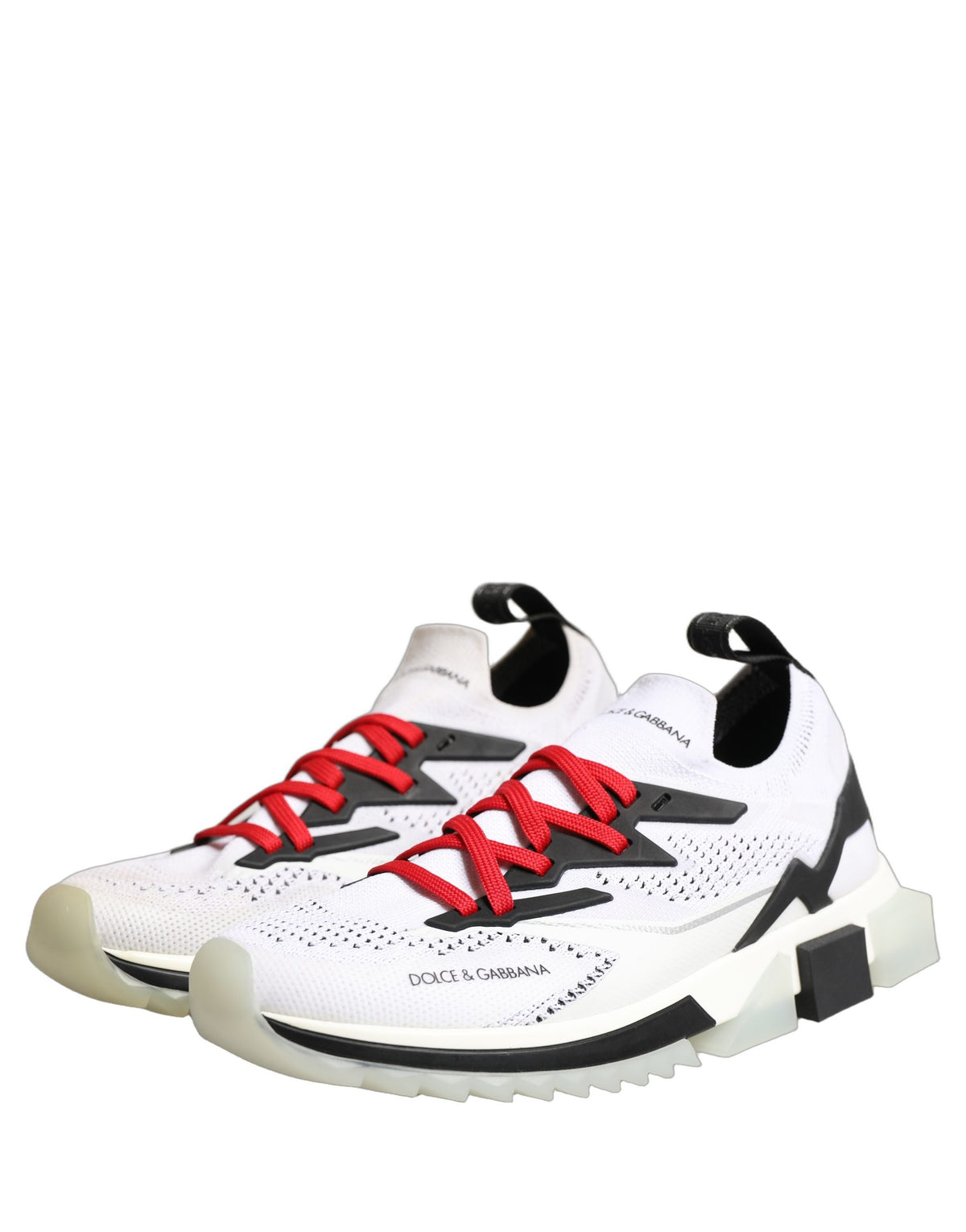 Dolce & Gabbana White SORRENTO Sport Stretch Sneakers Shoes