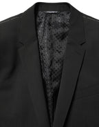 Dolce & Gabbana Dark Gray MARTINI Men Single Breasted Jacket