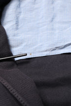 Dolce & Gabbana Dark Gray Cotton Men Single Breasted Jacket