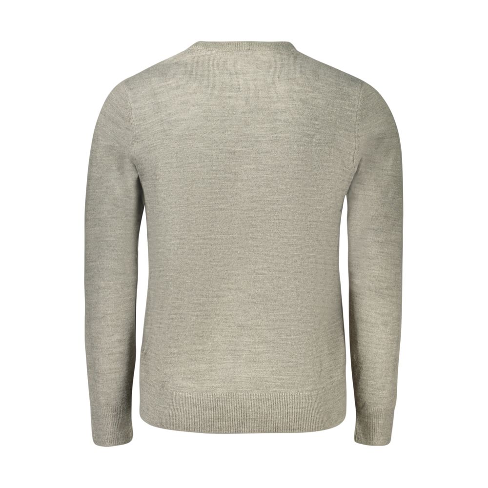North Sails Grey Acrylic Men Sweater