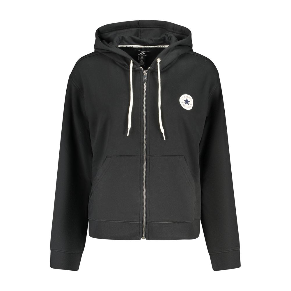 Converse Black Cotton Sweatshirt