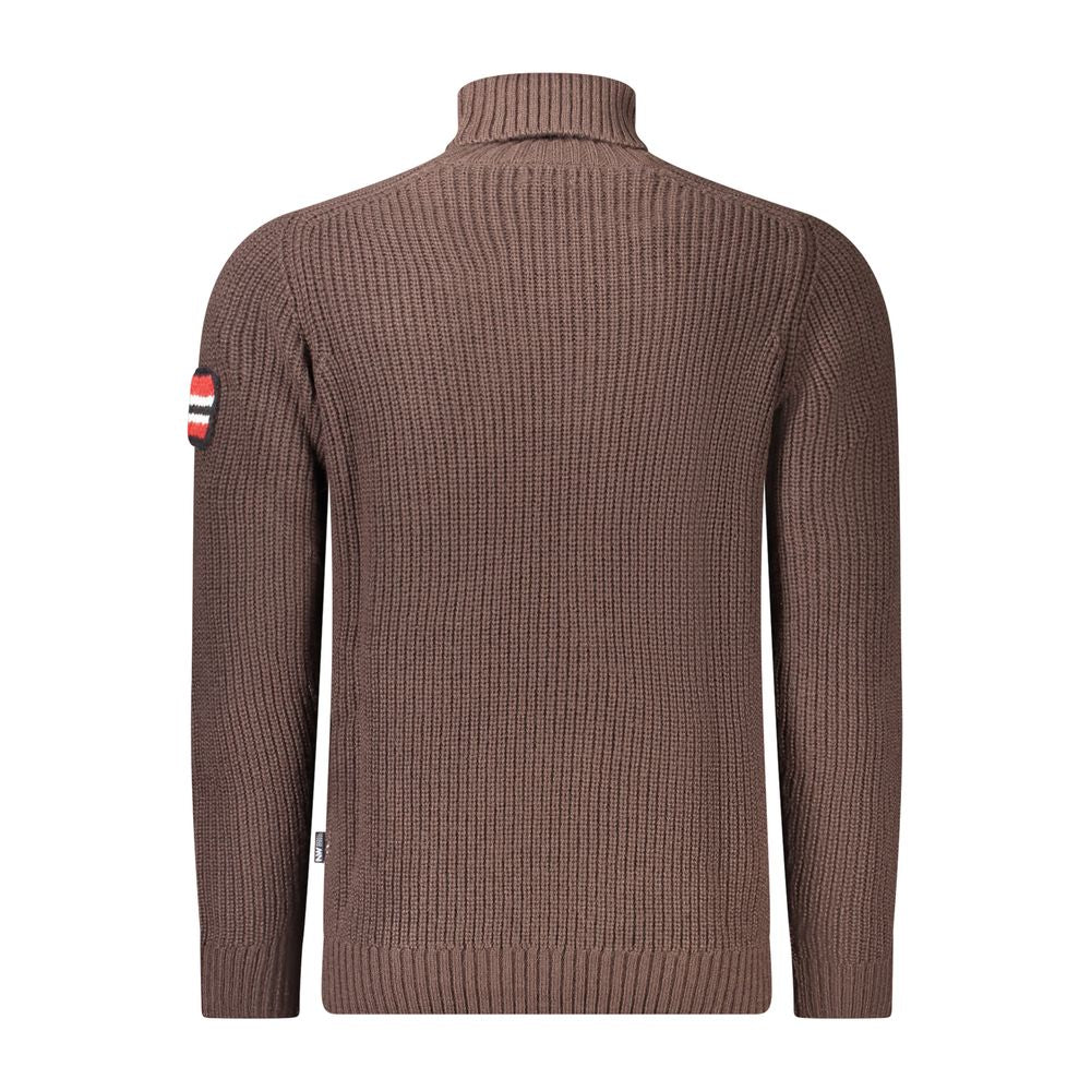 Norway 1963 Brown Wool Turtleneck