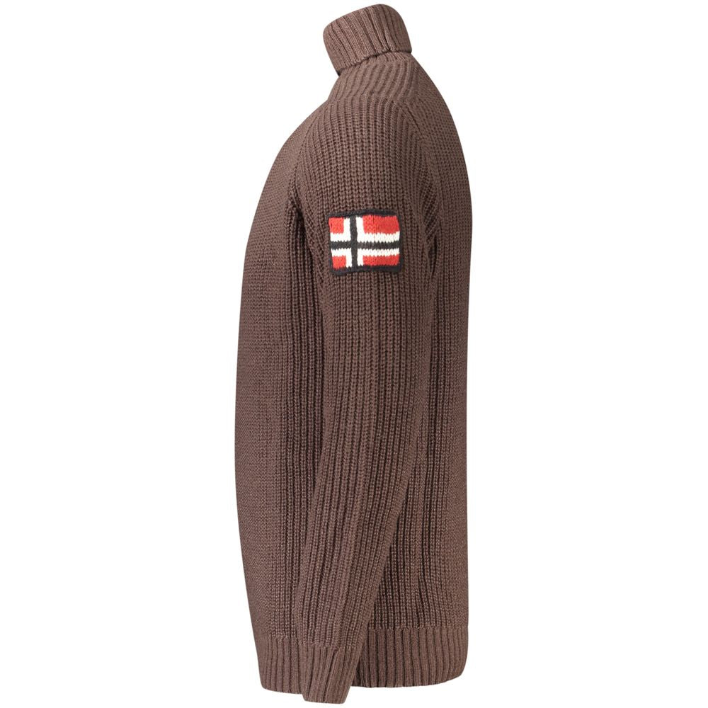 Norway 1963 Brown Wool Turtleneck