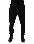 Dolce & Gabbana Black Cotton Jogger Men Sweatpants Pants