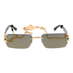 Dsquared² Gold Metal Sunglasses