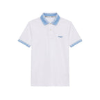 Baldinini Trend White Cotton Men Polo