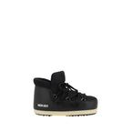 Moon Boot Black Polyester Lace-Up Boots
