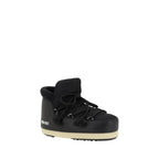 Moon Boot Black Polyester Lace-Up Boots