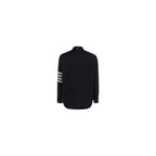 Thom Browne Blue Wool Oves Aries Dress Shirt