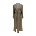 SA SU PHI Beige Wool Oves Aries Coat