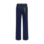Agolde Blue Recycled Cotton Straight-Leg Jeans