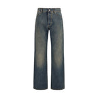 Fendi Blue Cotton Jeans Denim