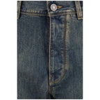 Fendi Blue Cotton Jeans Denim