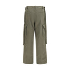 Fendi Bicolor Cotton Cargo Pants