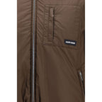 Miu Miu Brown Recycled Polyamide Full-Length Jacket