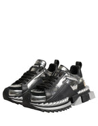 Dolce & Gabbana Black Two-Tone Super King Men Sneakers Shoes