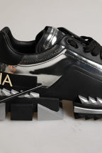 Dolce & Gabbana Black Two-Tone Super King Men Sneakers Shoes