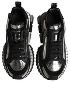 Dolce & Gabbana Black Two-Tone Super King Men Sneakers Shoes