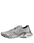 Dolce & Gabbana Gray Panelled Low Top Men Sneakers Shoes
