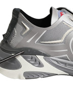 Dolce & Gabbana Gray Panelled Low Top Men Sneakers Shoes