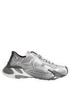 Dolce & Gabbana Gray Panelled Low Top Men Sneakers Shoes