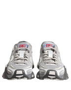 Dolce & Gabbana Gray Panelled Low Top Men Sneakers Shoes