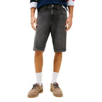 Tommy Hilfiger Jeans Black Recycled Cotton Bermuda Shorts