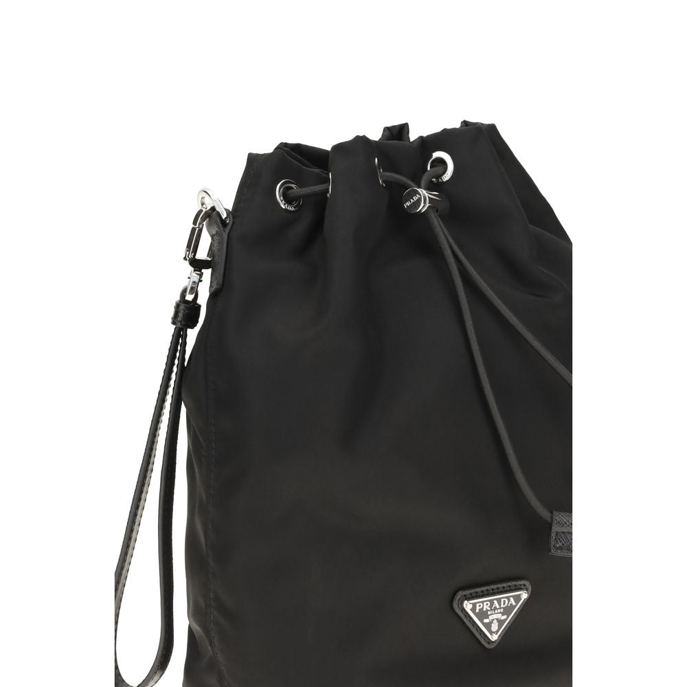 Prada Black Nylon Handbag