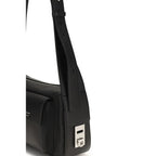 Ferragamo Black Calf Leather Bos Taurus Luggage And Travel