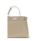 Fendi Beige Calf Leather Bos Taurus Shoulder Bag