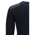 Fendi Blue Wool Oves Aries Sweatshirt