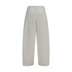 The Row Beige Cotton Casual Pants