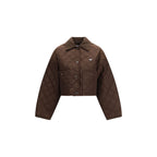 Prada Brown Recycled Polyamide Full-Length Jacket