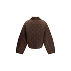 Prada Brown Recycled Polyamide Full-Length Jacket