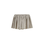 Miu Miu Beige Polyester Mini Skirt