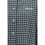 Miu Miu Bicolor Cotton Pattern Shirt
