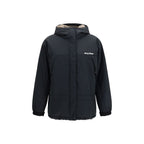 Miu Miu Black Polyester Full-Length Jacket